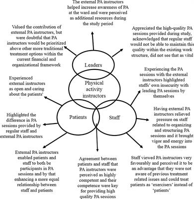 Lessons Learned From a Physical Activity Intervention in Psychiatric Treatment: Patient, Staff, and Leader Perspectives